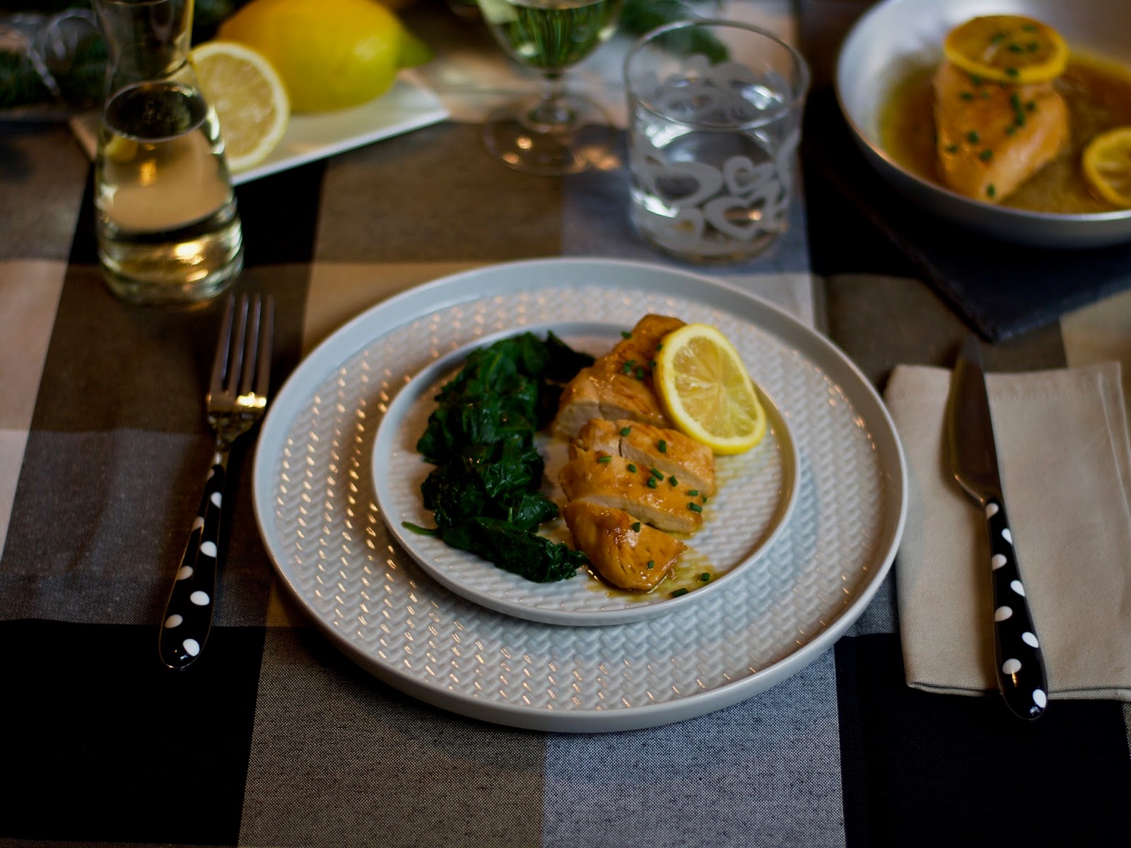 Petto di pollo marinato con salsa agrodolce