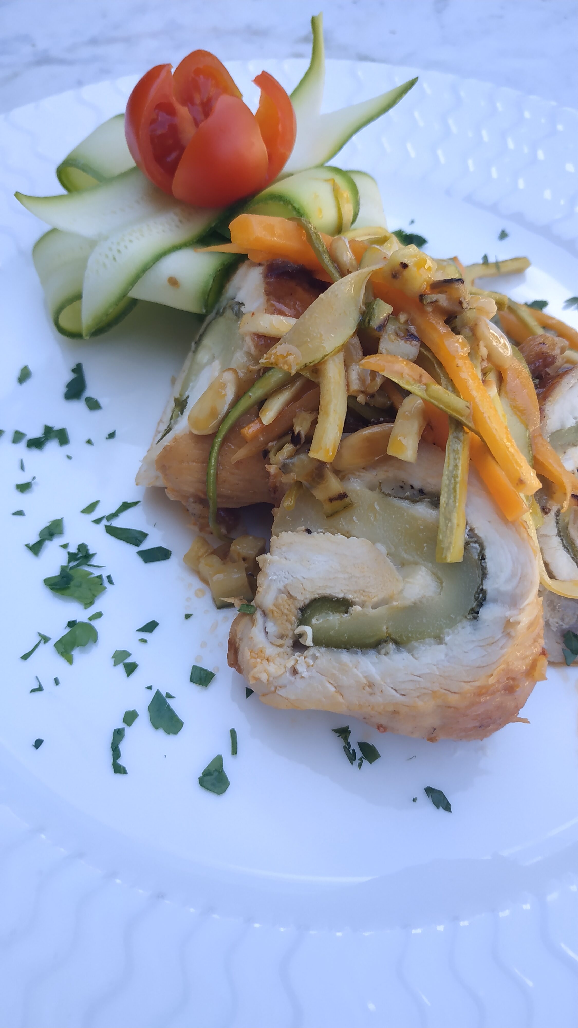 Petto di pollo ripieno