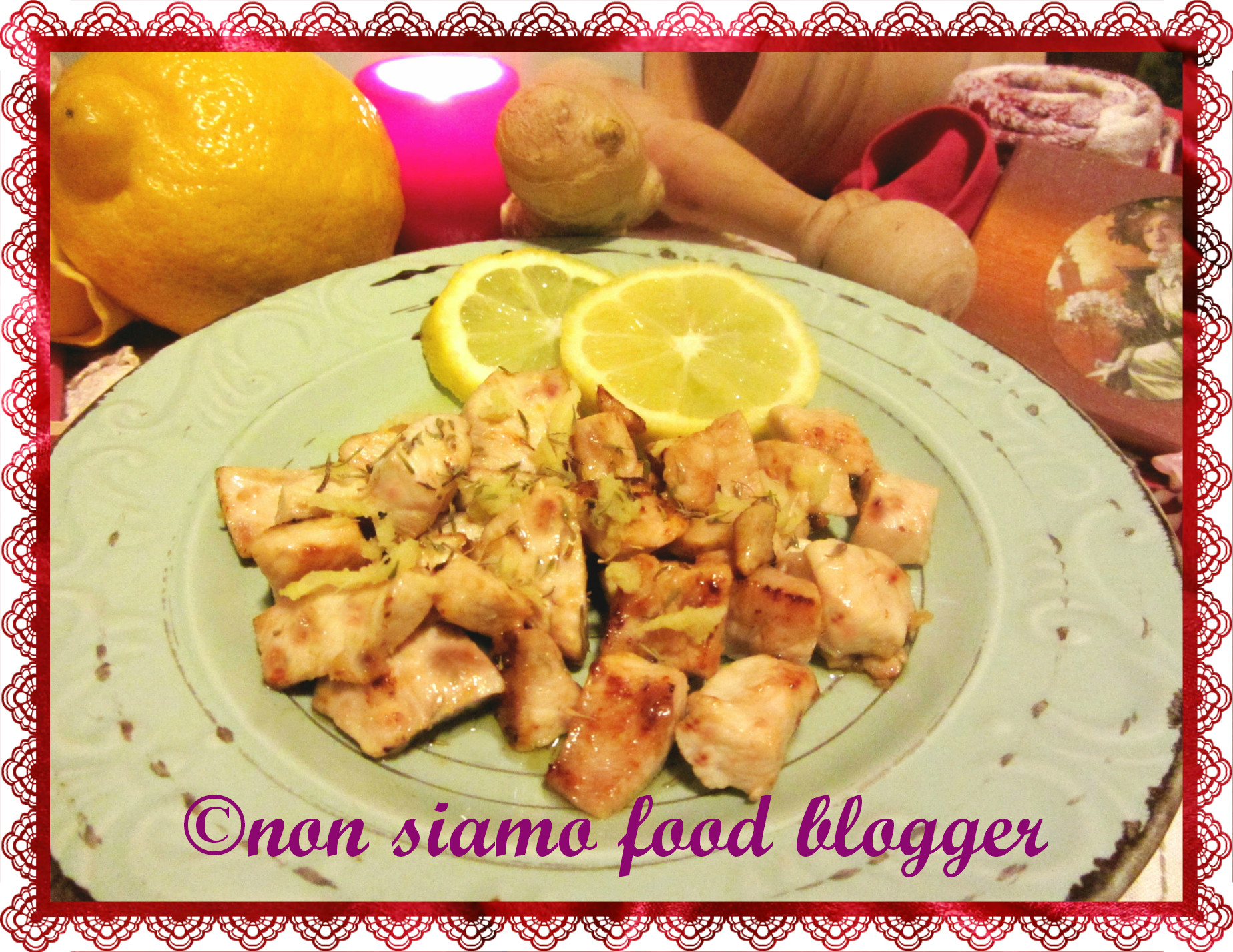 Petto di pollo zenzero e limone