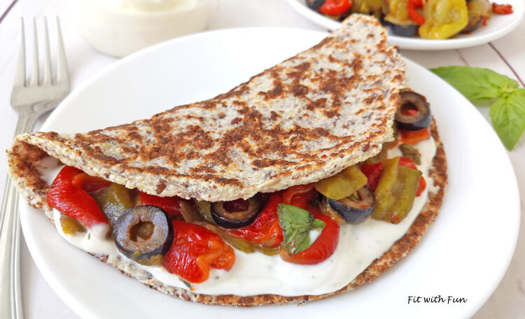 Piadina chetogenica low carb e senza glutine