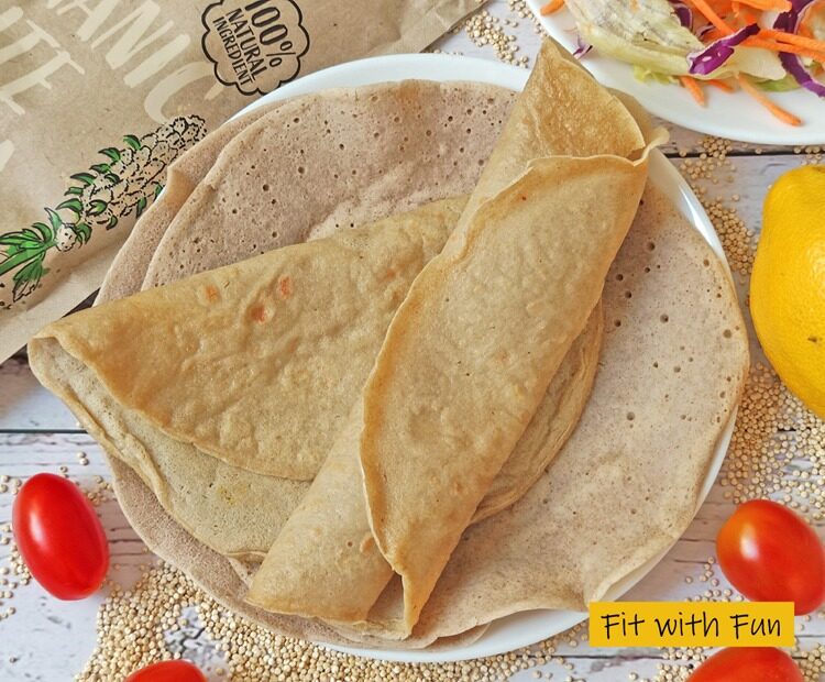 Piadina o tortilla di quinoa 2 ingredienti senza glutine no farina