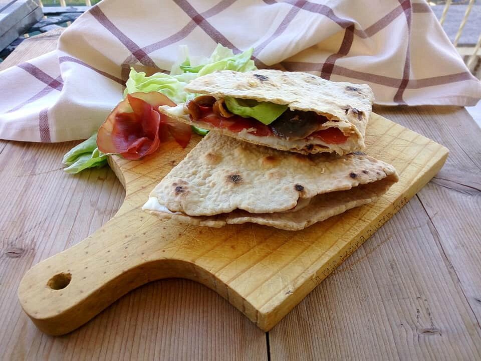 Piadina senza glutine senza strutto