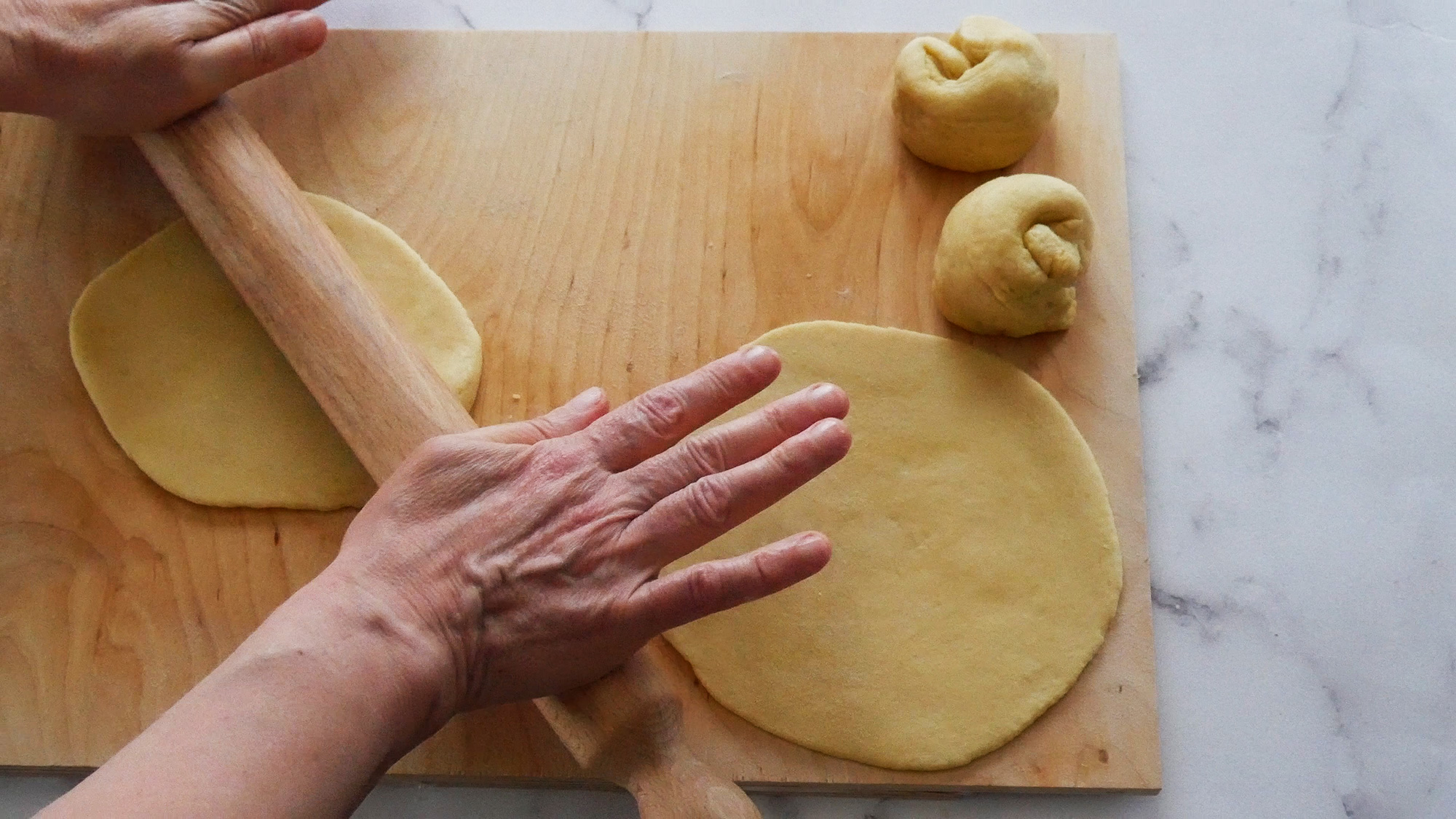 Piadina senza strutto con farina di grano saragolla
