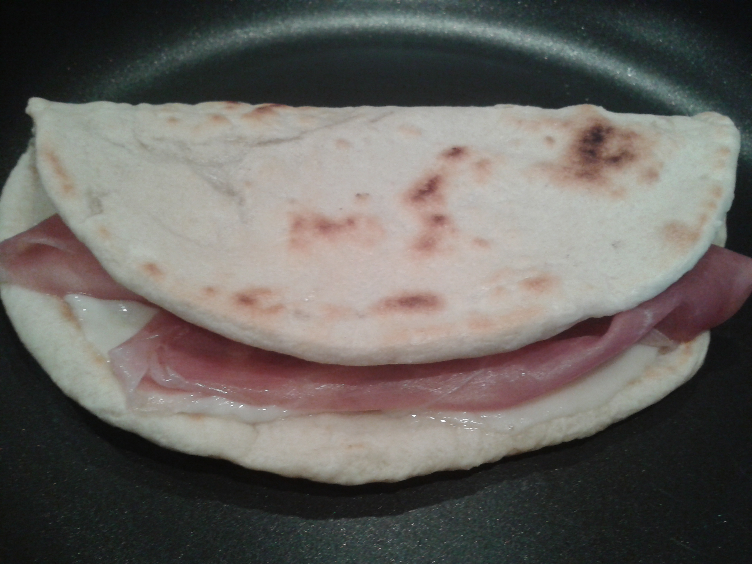 Piadina sfogliata con esubero di lievito madre