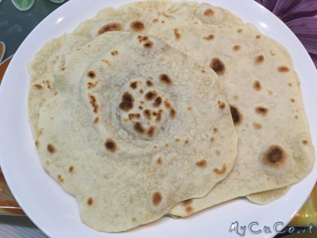 Piadina veloce e leggera col cuco