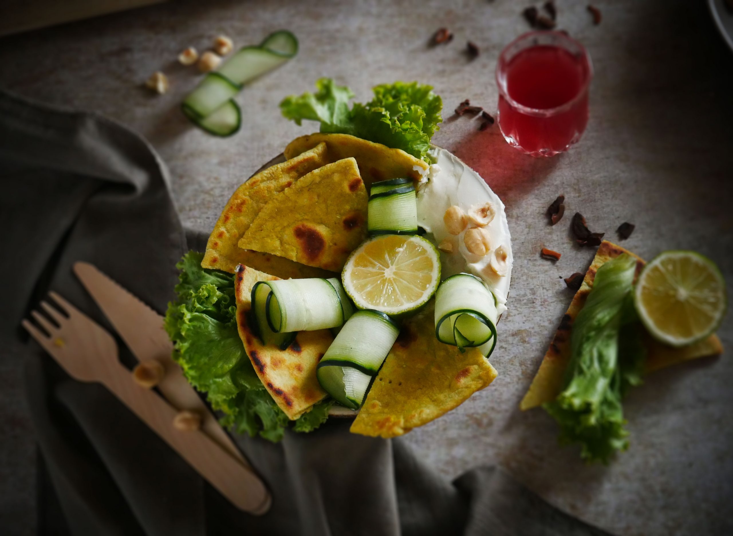 Piadine al curry