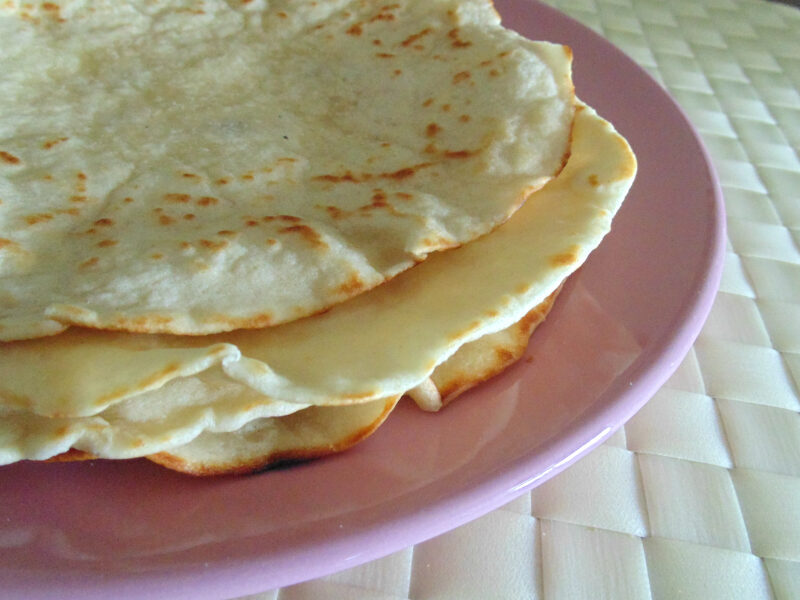 Piadine con esubero di pasta madre
