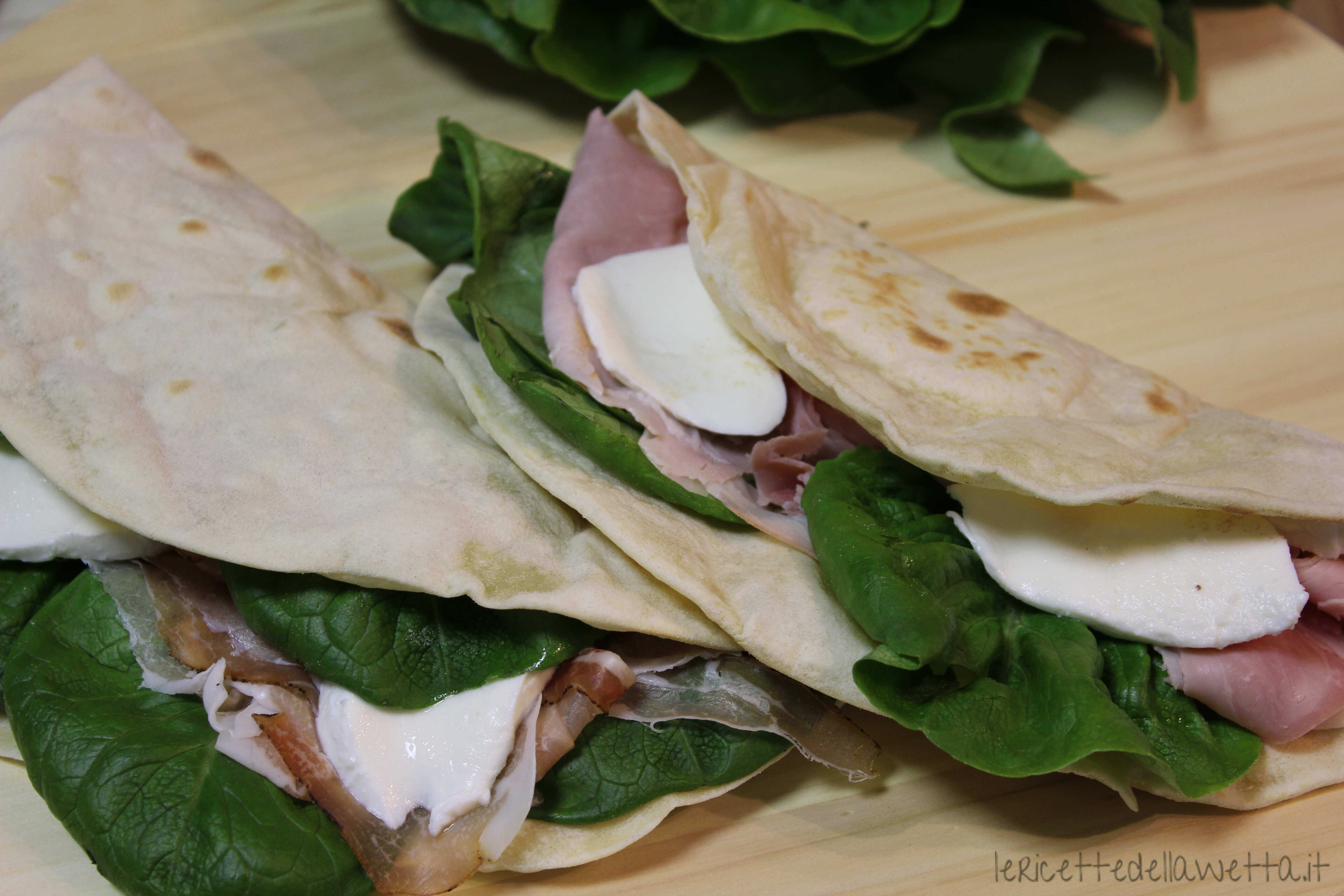 Piadine con esubero