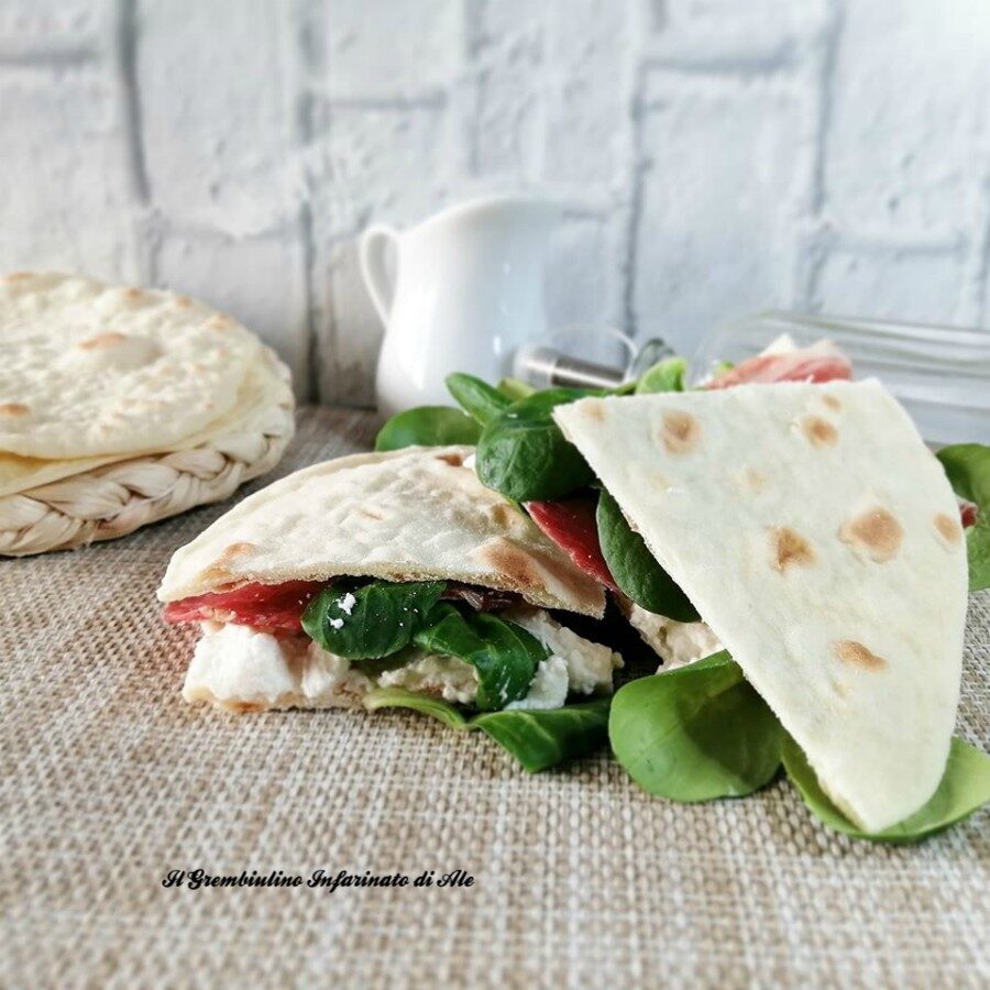 Piadine senza burro e strutto