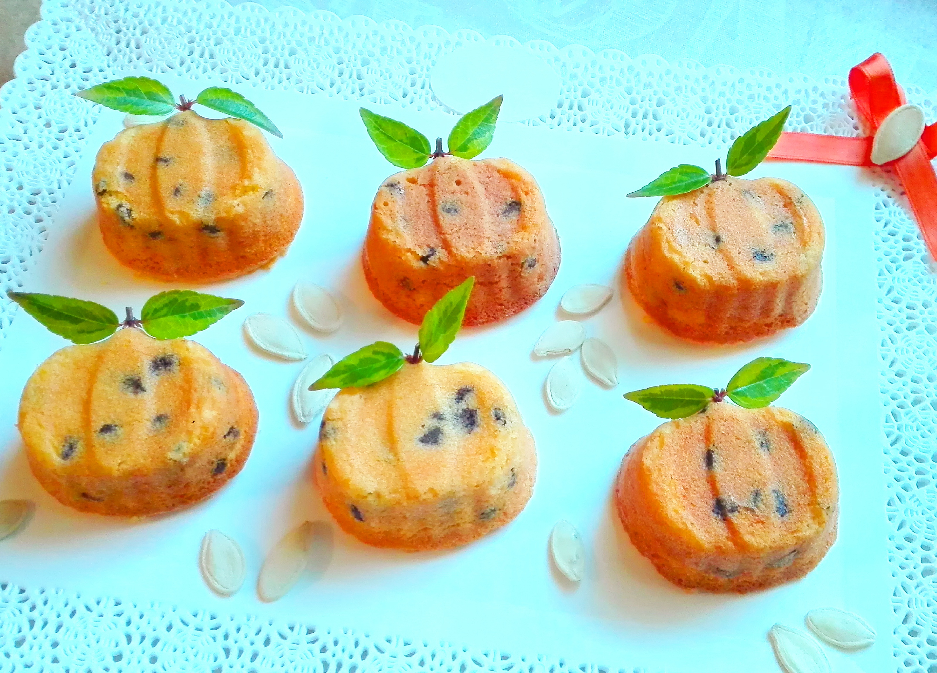Piccole zucche dolci halloween