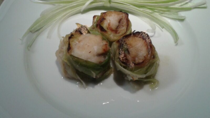 Piccoli bocconcini di rana pescatrice