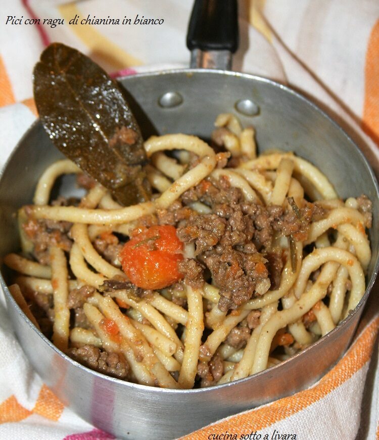 Pici al ragu bianco