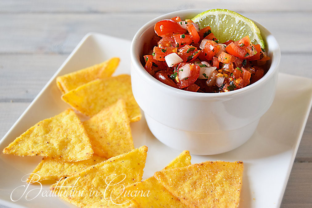Pico de gallo: salsa di pomodoro fresco messicana