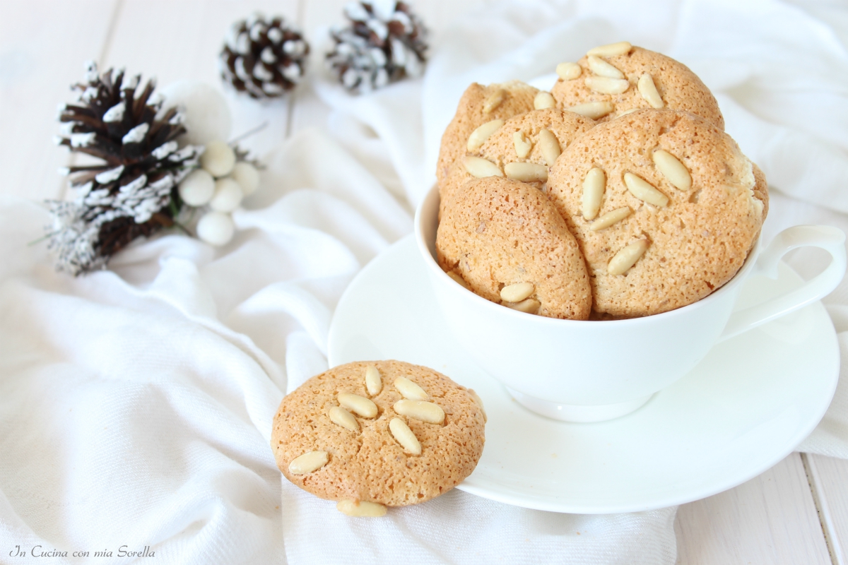 Pinolate umbre – ricetta tradizionale di natale