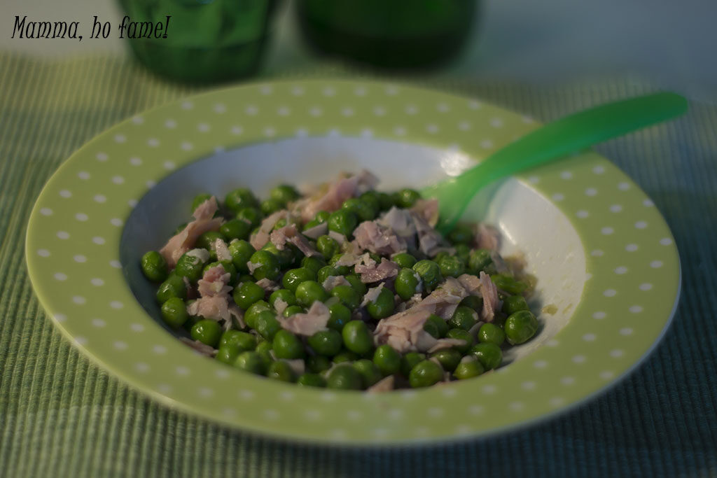 Piselli con prosciutto