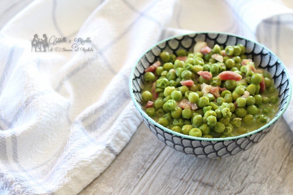 Piselli e pancetta