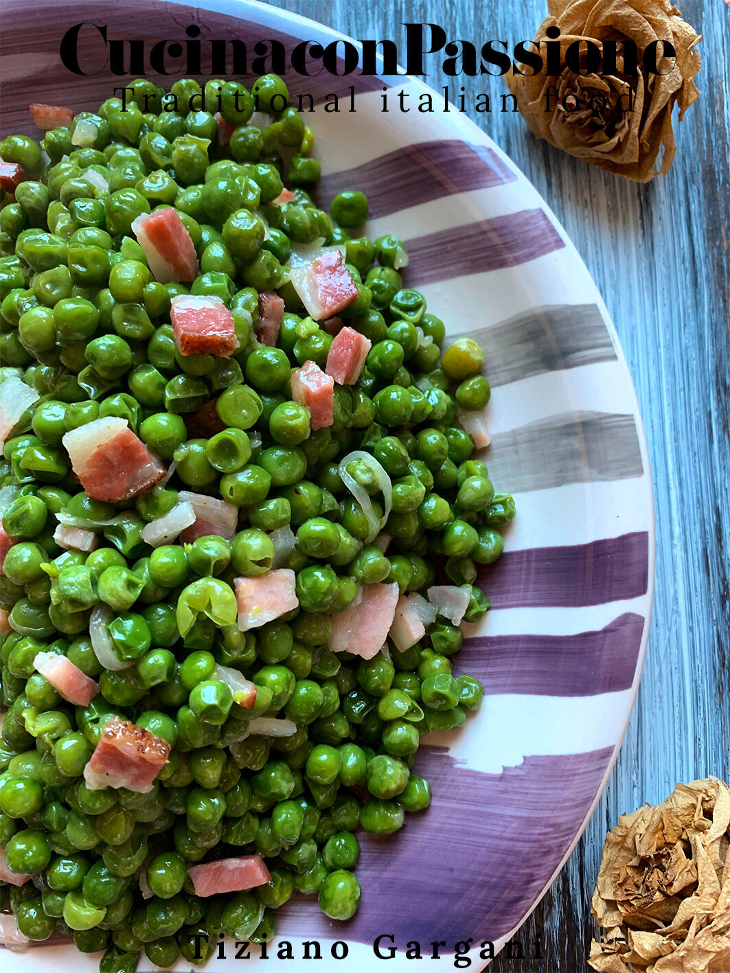 Piselli e pancetta