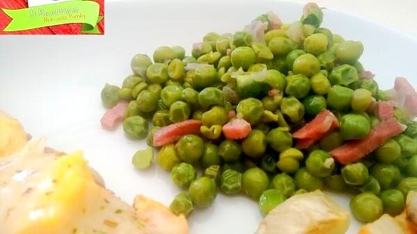Piselli e speck con bimby: pronti in meno di 30 minuti