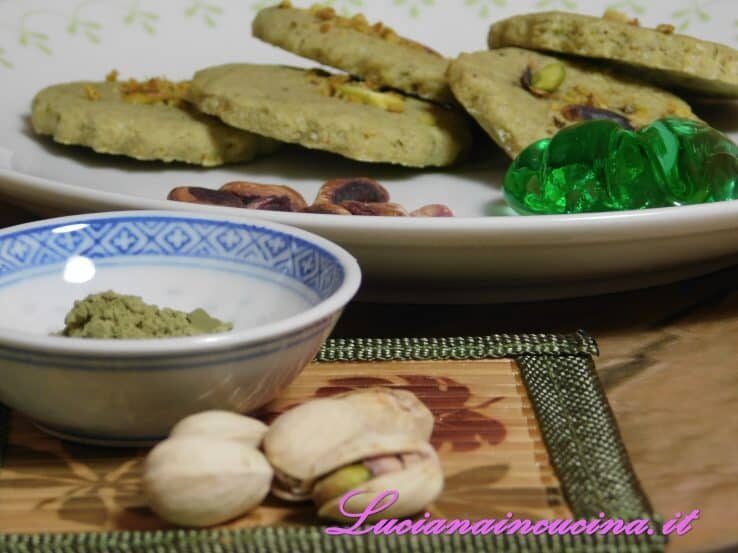 Pistacchi + tè = biscotti