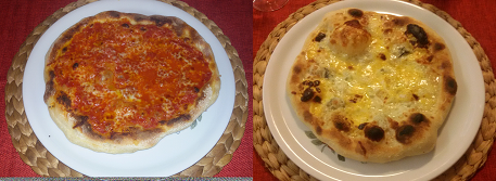 Pizza 24h di lievitazione in frigo cotta nel fornetto ferrari
