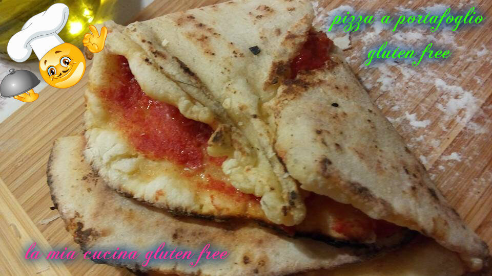 Pizza a portafoglio gluten free con lievito madre