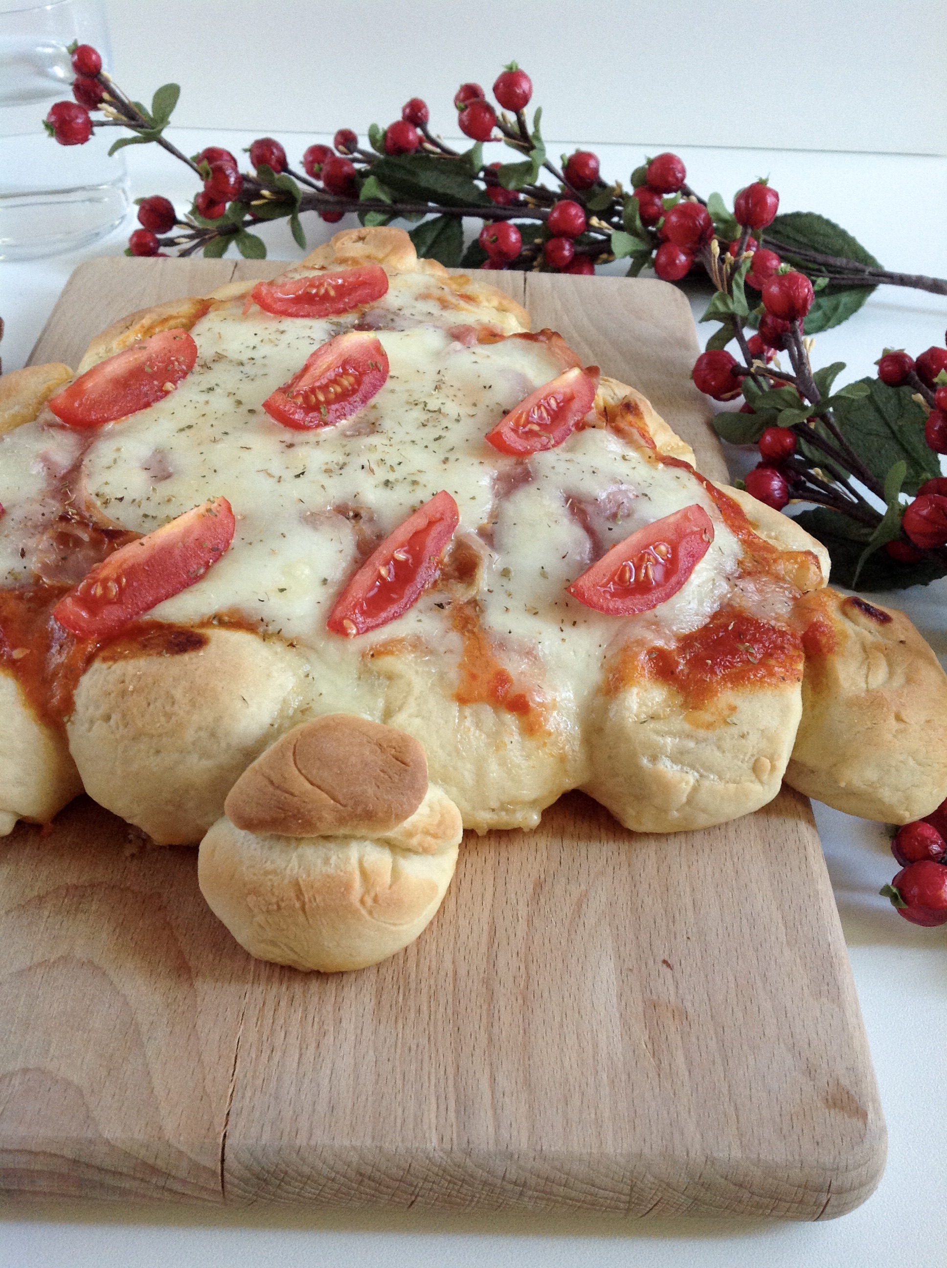 Pizza alberello di natale