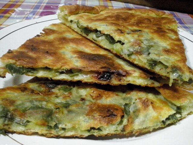Pizza apricenese con la cipolla