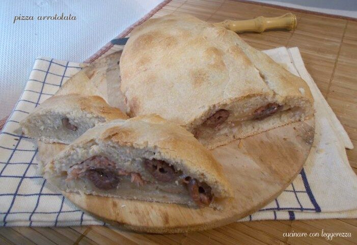 Pizza arrotolata – lievito madre