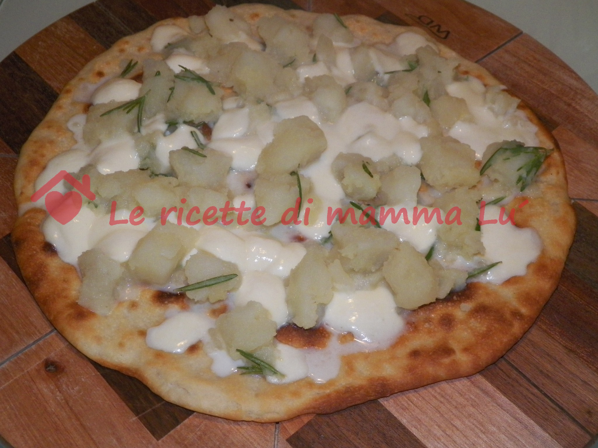 Pizza bianca alle patate