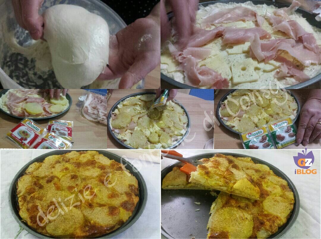 Pizza bianca patatosa