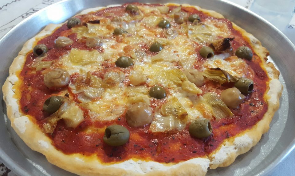 Pizza capricciosa veloce