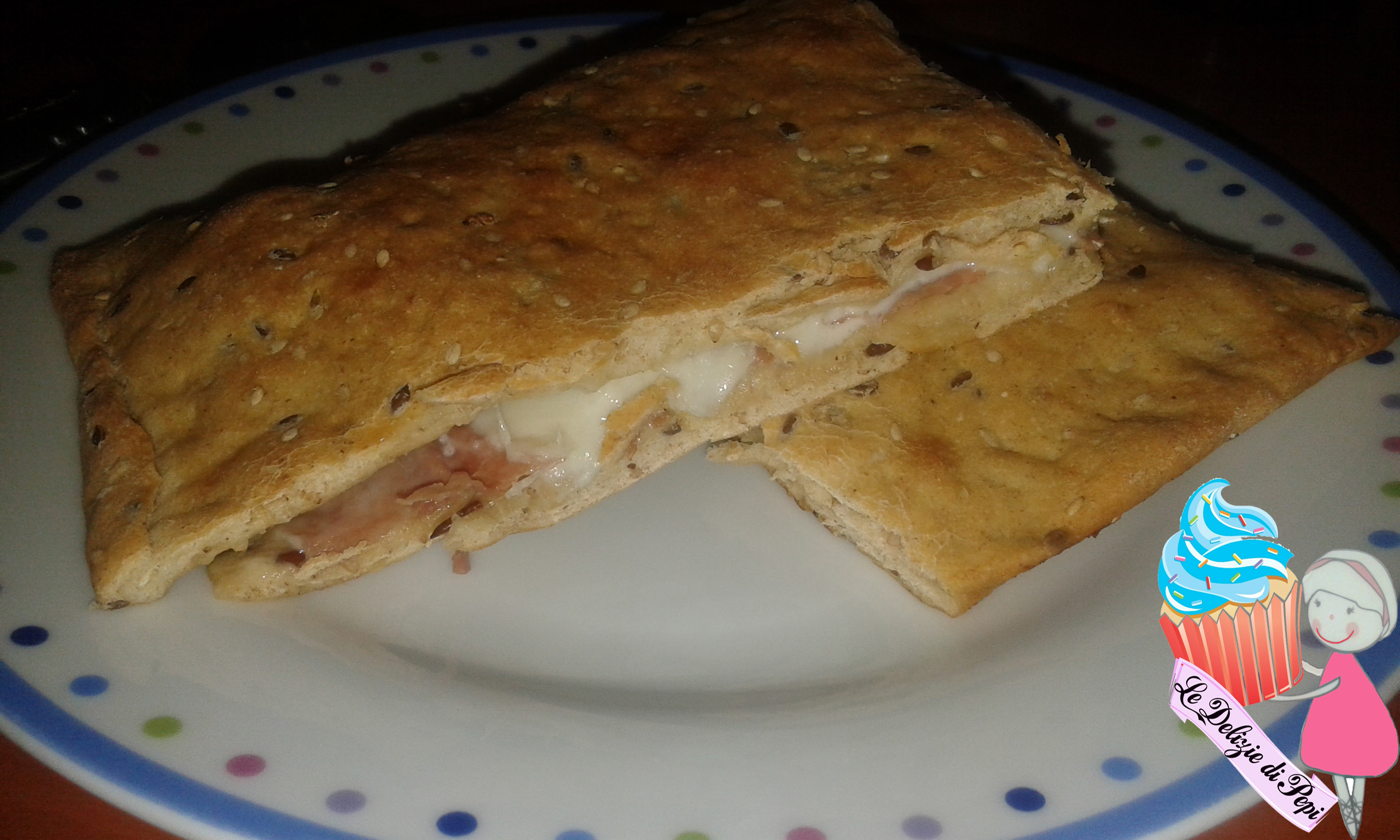 Pizza con farina ai cereali