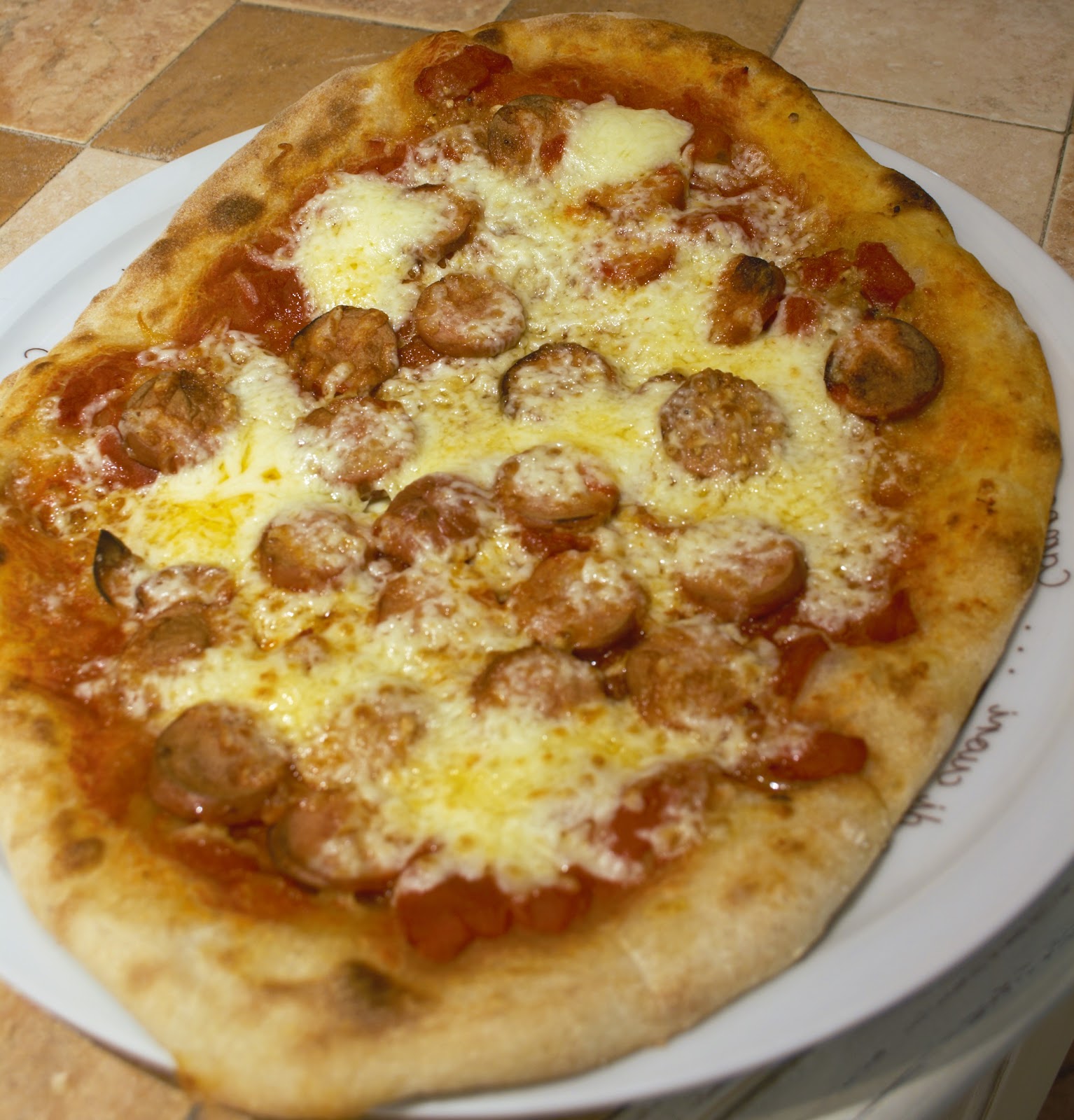 Pizza con impasto a lunga lievitazione