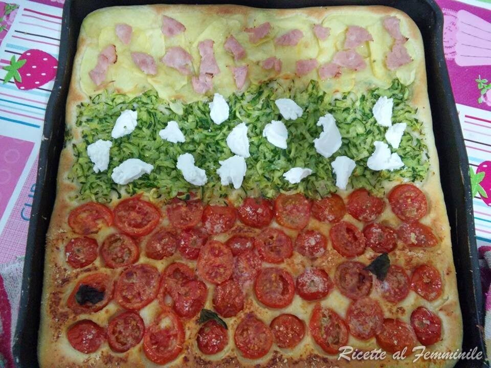 Pizza con impasto alla ricotta morbidissima