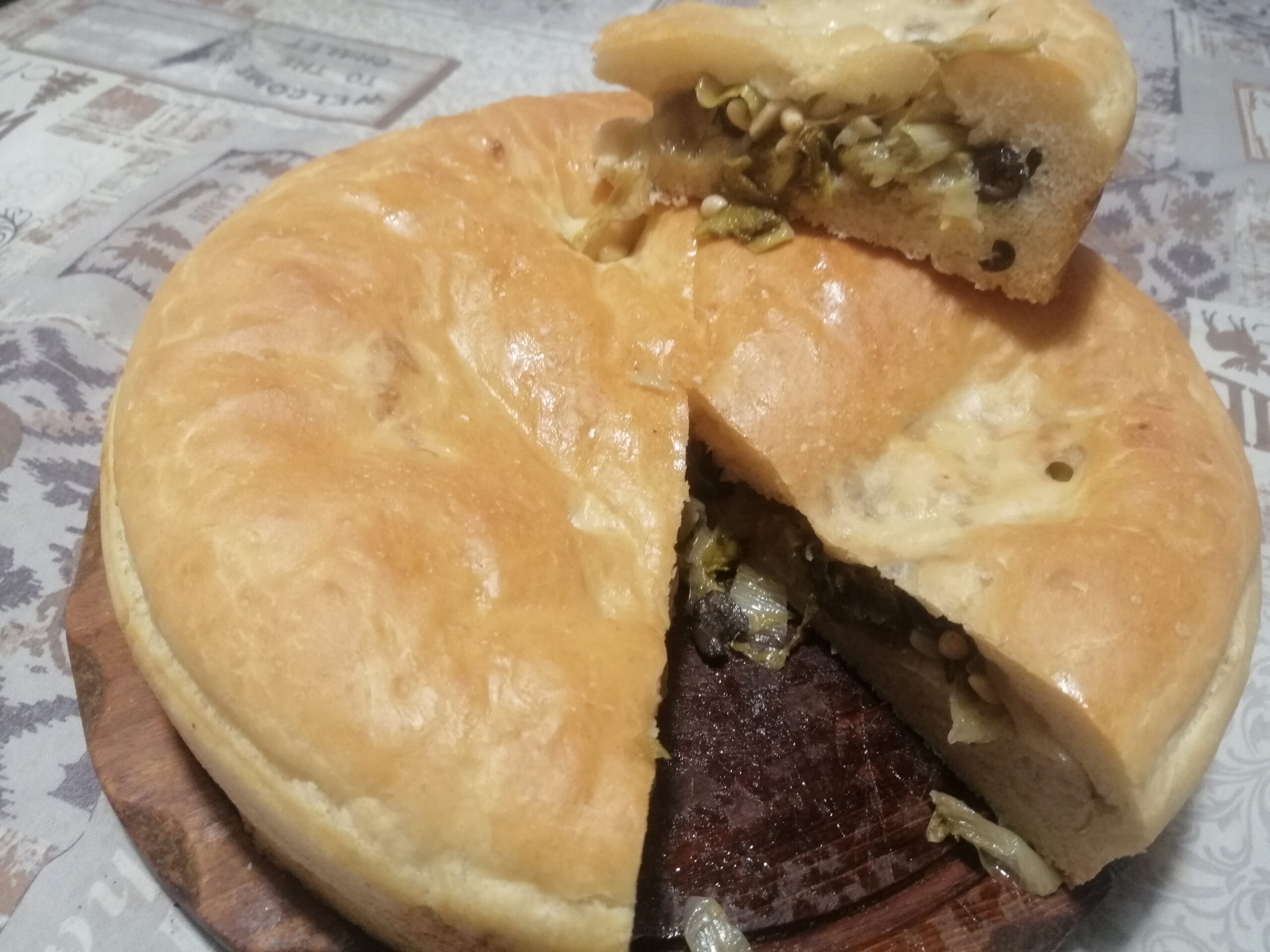 Pizza con la scarola