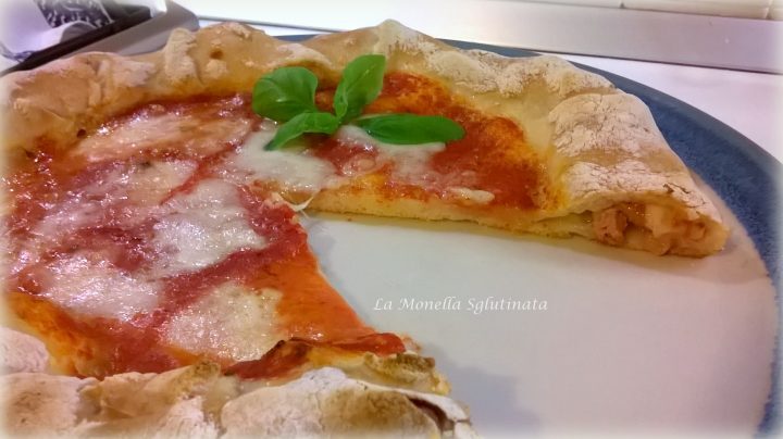 Pizza con orlo farcito senza glutine
