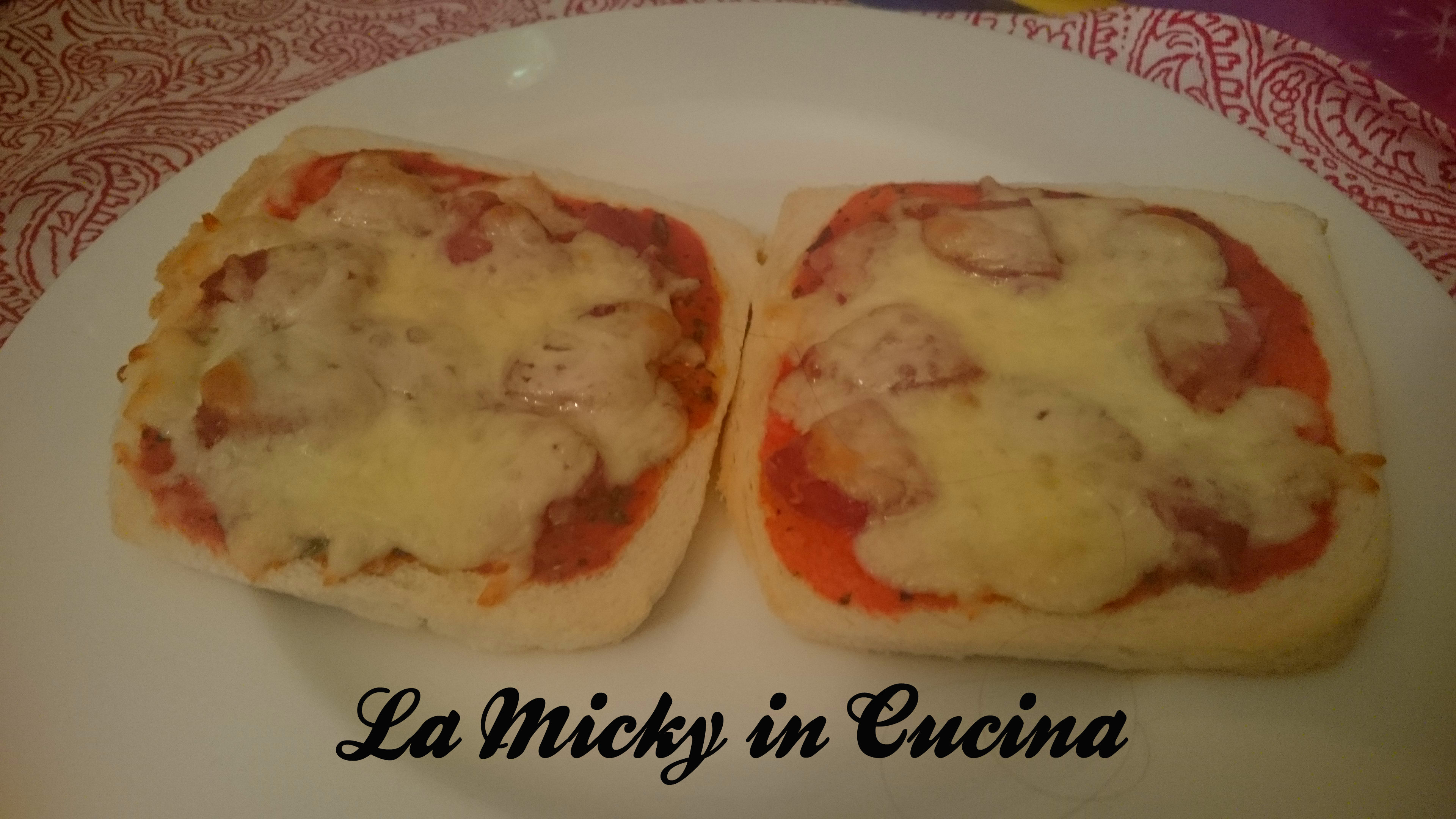 Pizza con pancarré ricetta salvacena
