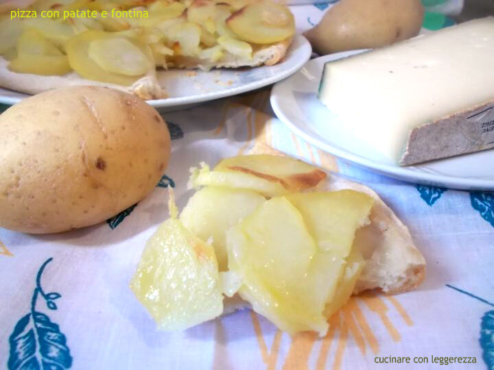 Pizza con patate e fontina – lievito madre