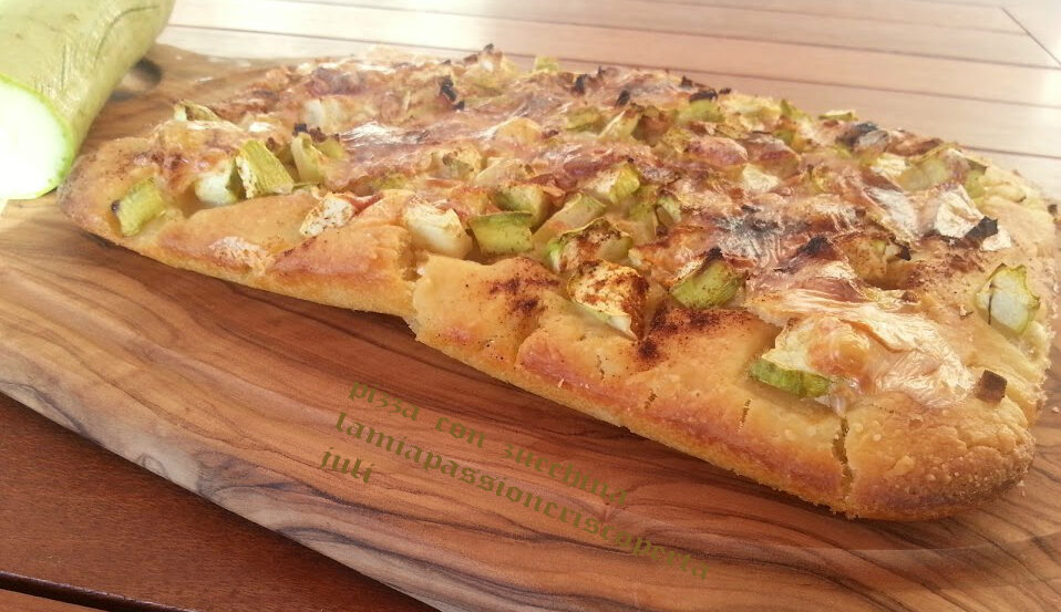 Pizza con zucchina siciliana
