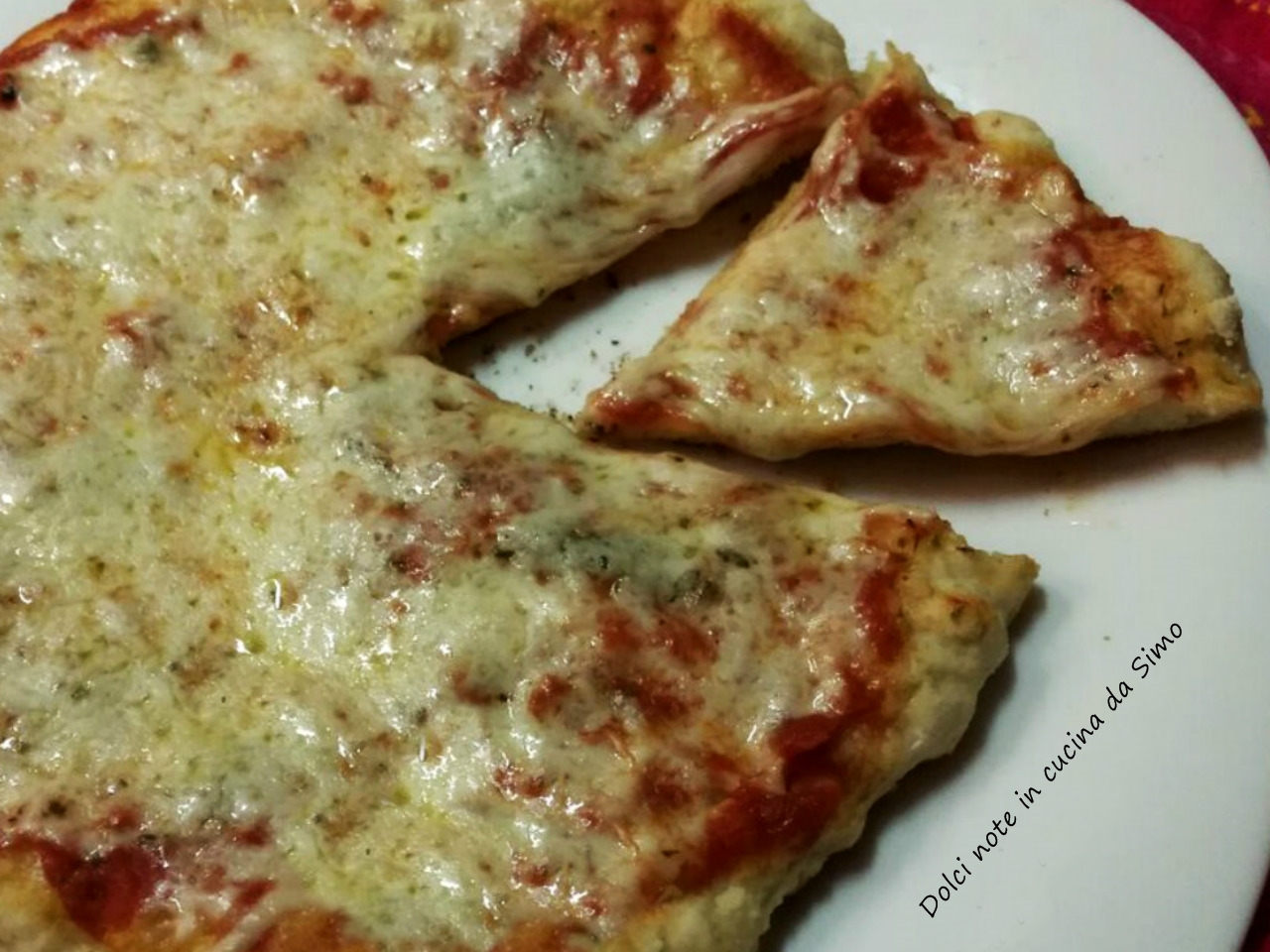 Pizza cotta in padella