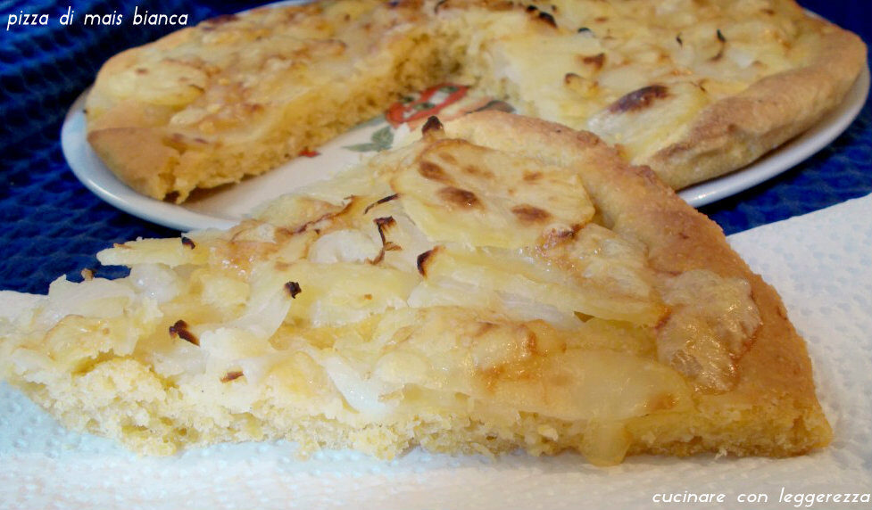 Pizza di mais bianca – lievito madre