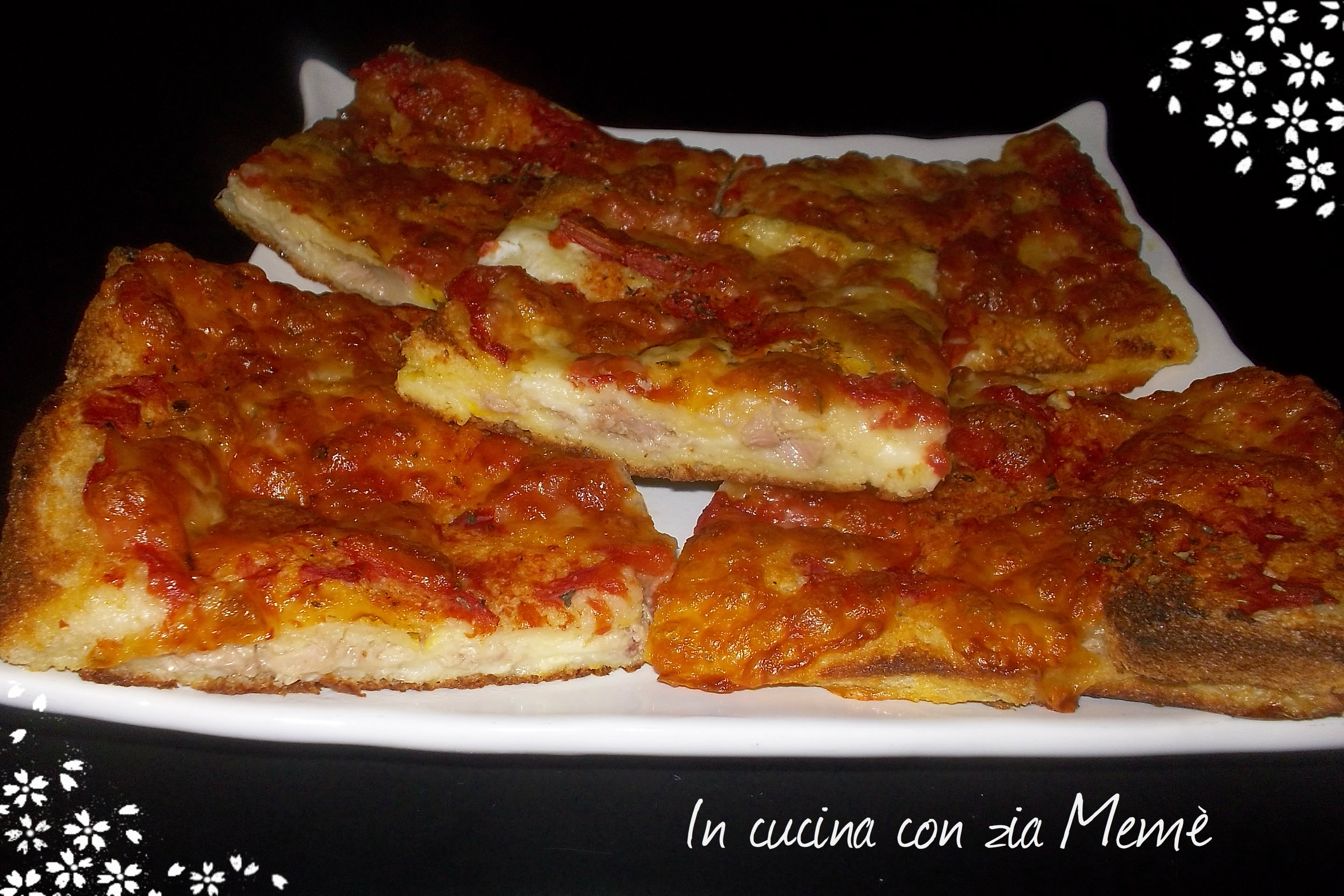 Pizza di pancarrè