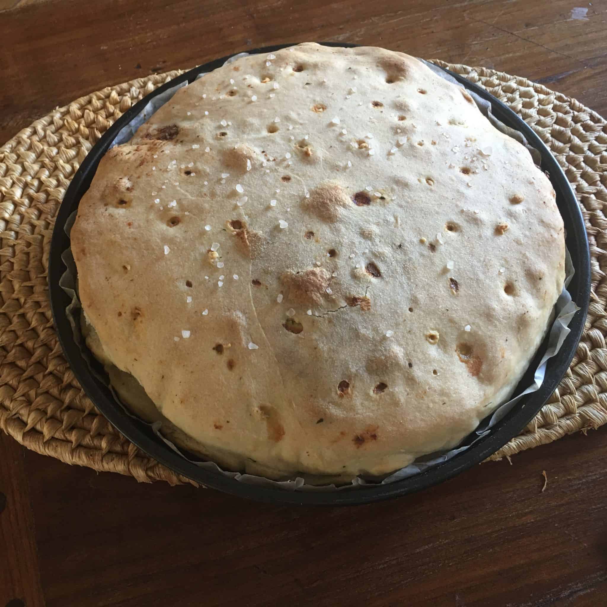 Pizza di ricotta: torta rustica con prosciutto crudo