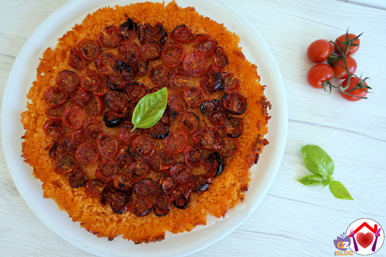 Pizza di riso estiva