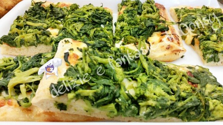 Pizza friarielli e scamorza