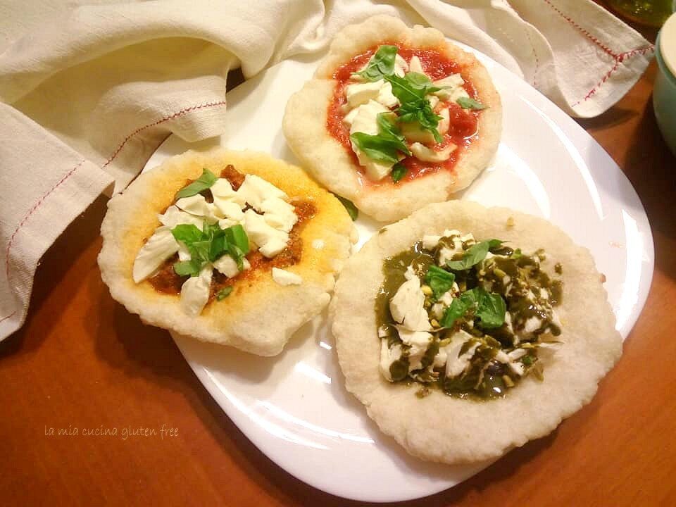 Pizza fritta o montanara senza glutine