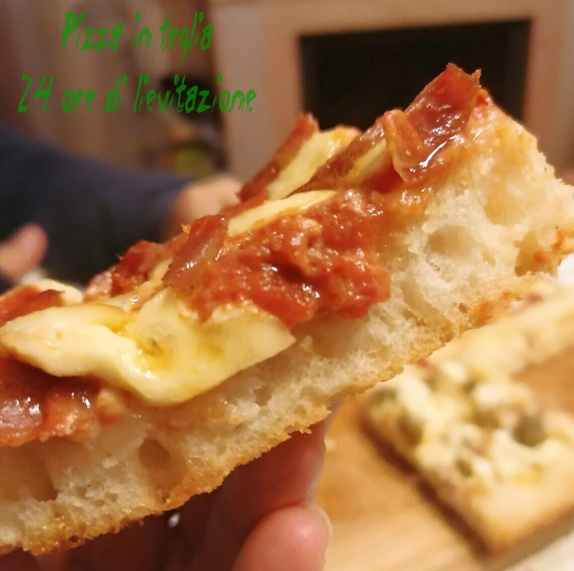 Pizza in teglia senza glutine 24 ore