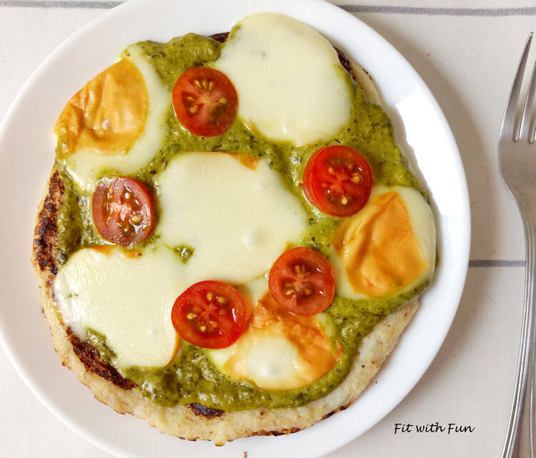 Pizza Light di Cavolfiore Senza Uova e Farina