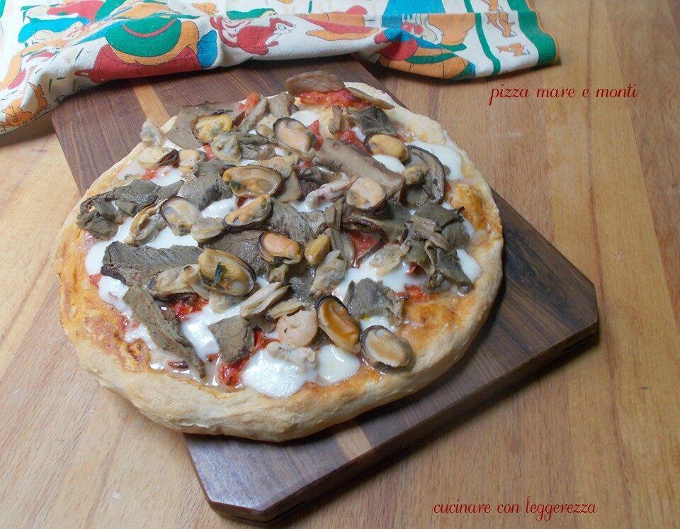 Pizza mare e monti – lievito madre
