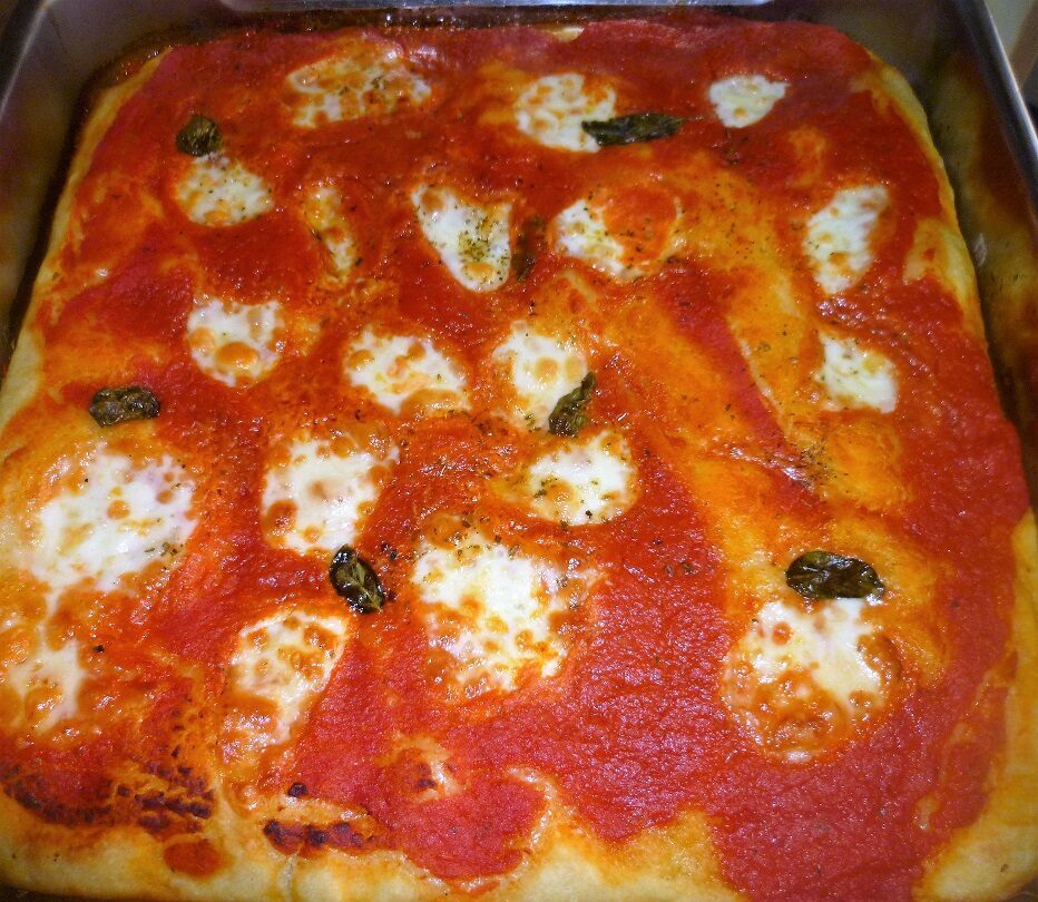 Pizza muddiata o morbida